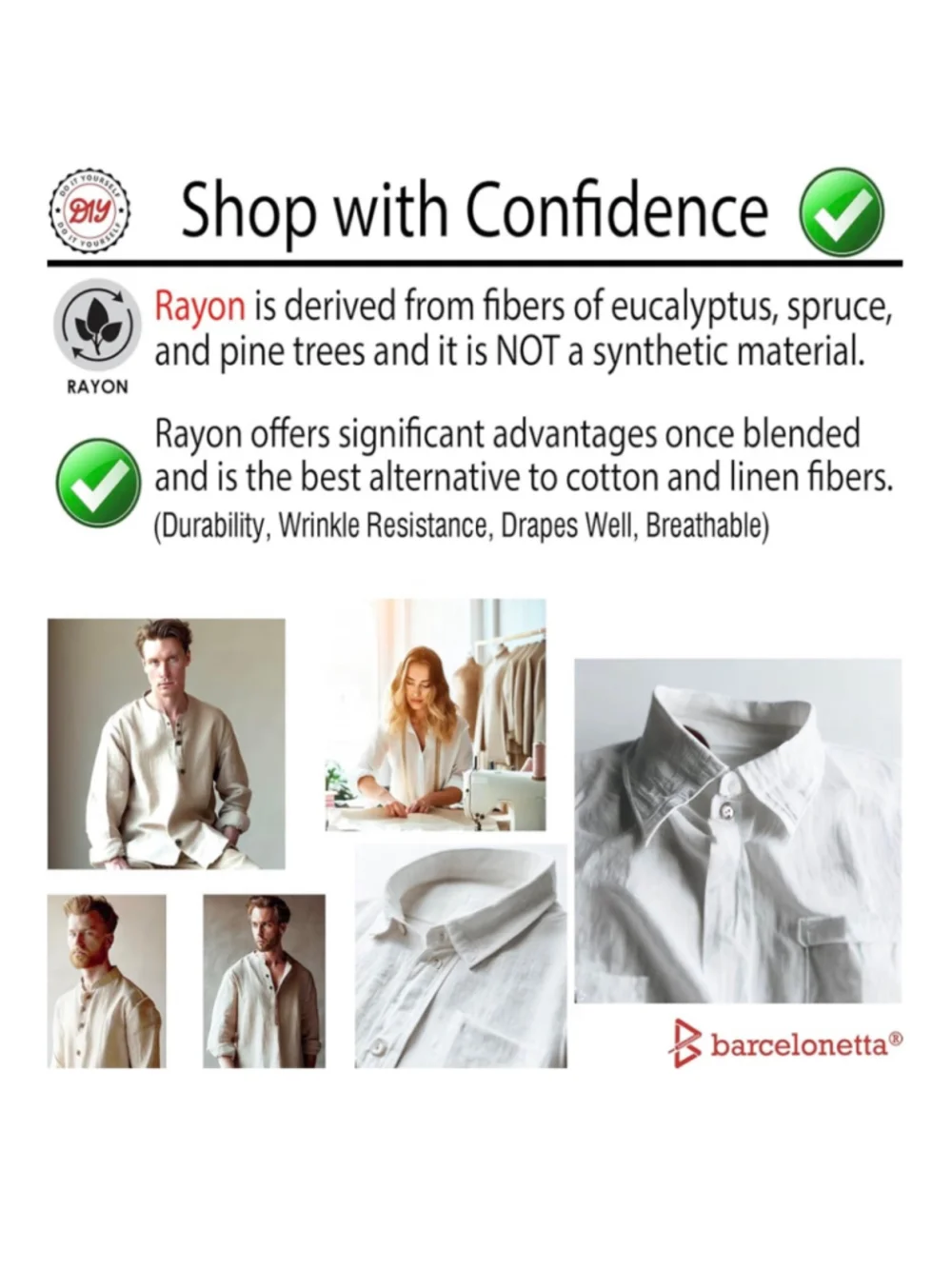 NEW Barcelonetta Linen Fabric Natural Cloth Embroidery Sewing 55